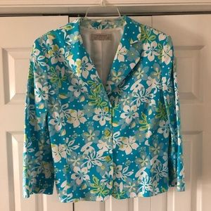 Tahari floral blazer!